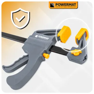 ŚCISK STOLARSKI ZACISK DŹWIGNIOWY 250x60 MM SZYBKOZACISKOWY AUTOMATYCZNY PM-SSD-10T - 5