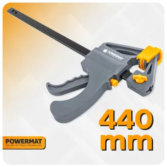 ŚCISK STOLARSKI ZACISK DŹWIGNIOWY 250x60 MM SZYBKOZACISKOWY AUTOMATYCZNY PM-SSD-10T - 7