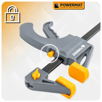 ŚCISK STOLARSKI ZACISK DŹWIGNIOWY 250x60 MM SZYBKOZACISKOWY AUTOMATYCZNY PM-SSD-10T - 9