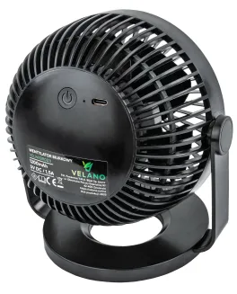 WENTYLATOR BIURKOWY akumulatorowy 1200mAh VELWEBS0011 - 3