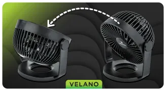 WENTYLATOR BIURKOWY akumulatorowy 1200mAh VELWEBS0011 - 11