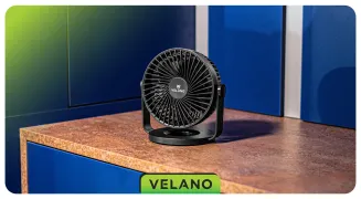 WENTYLATOR BIURKOWY akumulatorowy 1200mAh VELWEBS0011 - 12