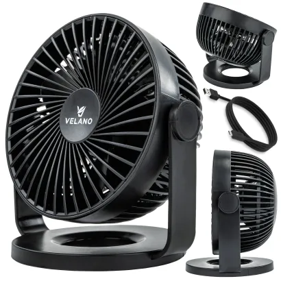 WENTYLATOR BIURKOWY akumulatorowy 1200mAh VELWEBS0011