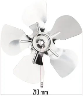 WENTYLATOR DO NAGRZEWNICY SPALINOWEJ WIRNIK ŚMIGŁO UNIWERSALNE 32° 210mm PM-NAG-65SN-WEN - 6