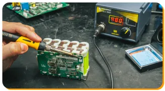 STACJA LUTOWNICZA PRECYZYJNA LUTOWNICA GROT REGULACJA TEMP. 480°C PODSTAWKA PM-SLU-100T - 23