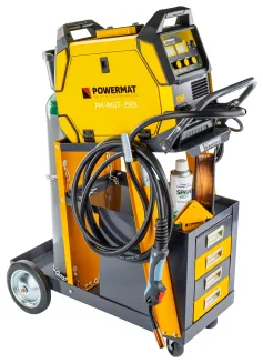 WÓZEK SPAWALNICZY DO SPAWAREK Z PÓŁKĄ NA BUTLE SZUFLADY MOBILNY PM-WSP-100T1 - 11