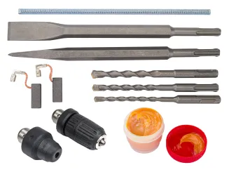 MŁOTOWIERTARKA Młot UDAROWY Wiertarka UDAROWA SDS+ 2650W 4J Walizka Zestaw RTMWU0094 - 14