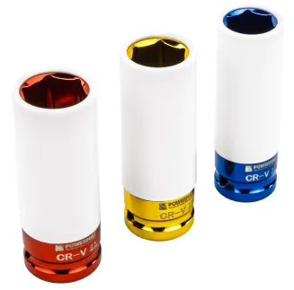 ZESTAW NASADEK UDAROWYCH DO FELG ALUMINIOWYCH 17/19/21 MM KOLOROWE 3 SZT PM-ZNU-1721T - 6