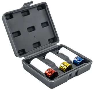 ZESTAW NASADEK UDAROWYCH DO FELG ALUMINIOWYCH 17/19/21 MM KOLOROWE 3 SZT PM-ZNU-1721T - 18