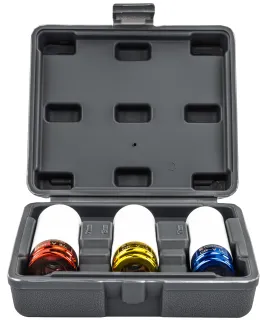 ZESTAW NASADEK UDAROWYCH DO FELG ALUMINIOWYCH 17/19/21 MM KOLOROWE 3 SZT PM-ZNU-1721T - 2