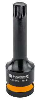 ZESTAW NASADEK UDAROWYCH SPLINE 1/2 CALA 78 MM CR-MO 8SZT DO KLUCZY WALIZKA PM-ZNU-518T - 17