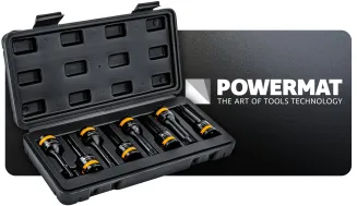 ZESTAW NASADEK UDAROWYCH SPLINE 1/2 CALA 78 MM CR-MO 8SZT DO KLUCZY WALIZKA PM-ZNU-518T - 2