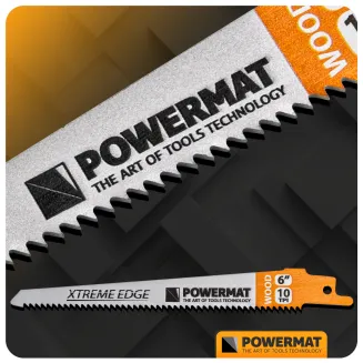 ZESTAW BRZESZCZOTÓW DO PIŁY SZABLASTEJ NOŻE DO LISICY METAL DREWNO 10 SZTUK PM-ZBDP-10T - 9