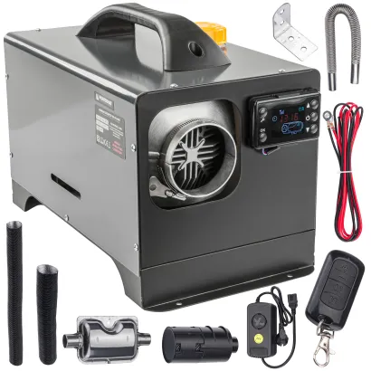 NAGRZEWNICA OLEJOWA SPALINOWA OGRZEWANIE POSTOJOWE 12KW 12V DC / 24V DC/ PTRZETWORNICA 230V PM-AG-8M4PM-AG-8M4 