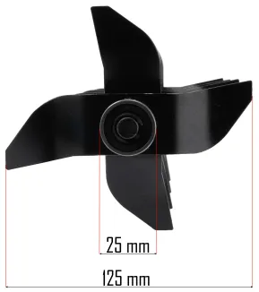 WAŁEK DO WERTYKULACJI POWERMAT WAŁ DO AERACJI ŁOŻYSKO WERTYKULATORA 400mm PM-AEW-2550M-WAW - 8