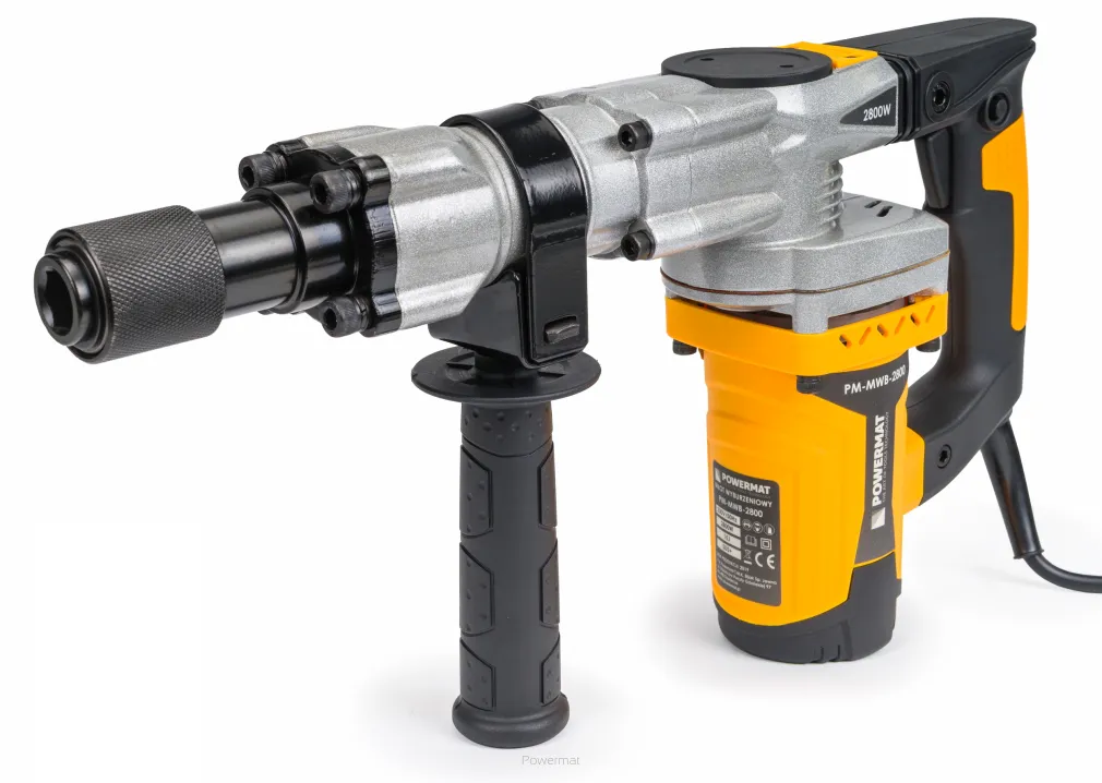 MŁOT WYBURZENIOWY UDAROWY DO KUCIA MOCNY 15J 2800W SDS HEX + DŁUTA WALIZKA PM-MWB-2800