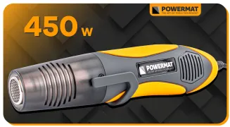 MINI OPALARKA ELEKTRYCZNA Z REGULACJĄ 2 BIEGI 450°C 2 DYSZE + KOSZULKI PM-MOP-450T - 4