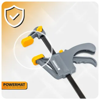 ŚCISK STOLARSKI ZACISK DŹWIGNIOWY 100x35 MM SZYBKOZACISKOWY AUTOMATYCZNY PM-SSD-M4T - 5