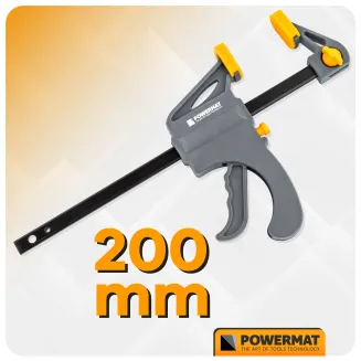 ŚCISK STOLARSKI ZACISK DŹWIGNIOWY 100x35 MM SZYBKOZACISKOWY AUTOMATYCZNY PM-SSD-M4T - 7