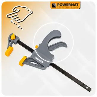 ŚCISK STOLARSKI ZACISK DŹWIGNIOWY 100x35 MM SZYBKOZACISKOWY AUTOMATYCZNY PM-SSD-M4T - 10