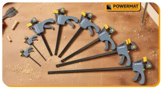 ŚCISK STOLARSKI ZACISK DŹWIGNIOWY 100x35 MM SZYBKOZACISKOWY AUTOMATYCZNY PM-SSD-M4T - 11