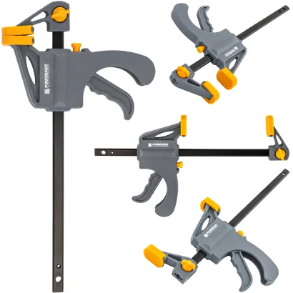 ŚCISK STOLARSKI ZACISK DŹWIGNIOWY 100x35 MM SZYBKOZACISKOWY AUTOMATYCZNY PM-SSD-M4T