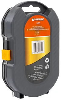 WIERTŁA STOPNIOWE FREZUJĄCE 4-32MM DO METALU HSS DREWNA PLASTIKU 3-8MM 6 EL PM-ZWSF-6T - 11