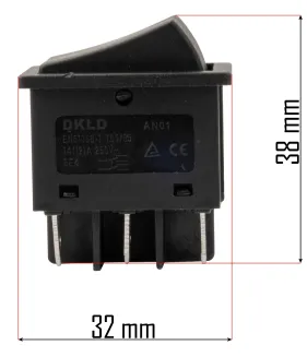 PRZEŁĄCZNIK DO GLEBOGRYZARKI POWERMAT WŁĄCZNIK PRZYCISK KOŁYSKOWY 250V PM-GGE-1700M-PK