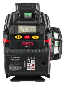 POZIOMICA LASEROWA LASER KRZYŻOWY 4D 360 ZIELONY RTPLK0036 - 3