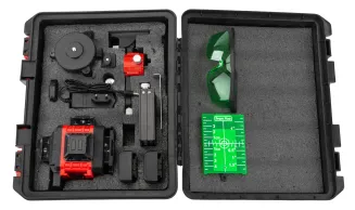 POZIOMICA LASEROWA LASER KRZYŻOWY 4D 360 ZIELONY RTPLK0036 - 26