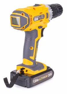 Wkrętarka wiertarka akumulatorowa PM-WA-20V-1.5AT-LCD - 7