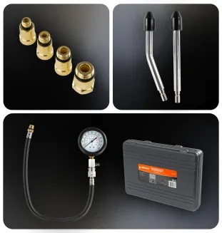 MIERNIK CIŚNIENIA SPRĘŻANIA BENZYNA (ZESTAW 8el.) PM-MCSB-8T - 6