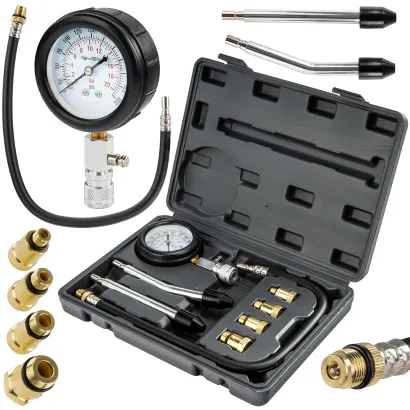 MIERNIK CIŚNIENIA SPRĘŻANIA BENZYNA (ZESTAW 8el.) PM-MCSB-8T