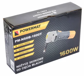 Nożyce skokowe do blachy nibbler PM-NSDB-1600T - 3