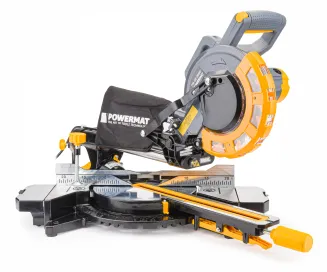 PIŁA UKOŚNA Z POSUWEM PILARKA UKOŚNICA DO DREWNA 210MM Z LASEREM PM-UK-2000T - 10