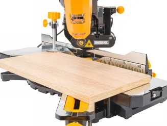 PIŁA UKOŚNA Z POSUWEM PILARKA UKOŚNICA DO DREWNA 210MM Z LASEREM PM-UK-2000T - 5