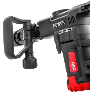 MŁOT WYBURZENIOWY UDAROWY DO KUCIA 20J SDS MAX 3000W + WALIZKA DŁUTA KLUCZ RTMWB0107 - 9