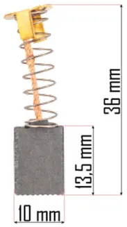 SZCZOTKI WĘGLOWE DO TOKARKI PM-MTM-550T-SZ - 5