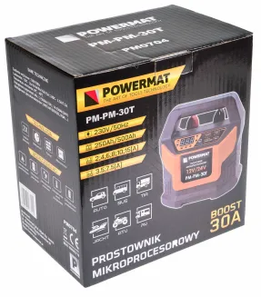 Prostownik mikroprocesorowy akumulatorowy 12/24V PM-PM-30T - 8