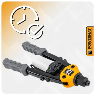 NITOWNICA RĘCZNA NOŻYCOWA DO NITÓW ZRYWALNYCH+POJEMNIK 320mm / 3,2-6,4mm PM-NIR-320T - 11