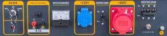 Agregat prądotwórczy 7500W 230V 400V AVR PM-AGR-7500M-EL - 12