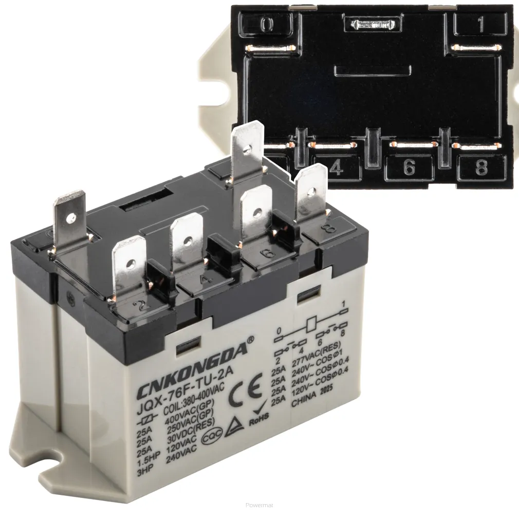 STYCZNIK DO NAGRZEWNICY ELEKTRYCZNEJ PRZERKAŹNIK WŁĄCZNIK 400V 50Hz 16A 6kW PM-NAG-6EN-STY