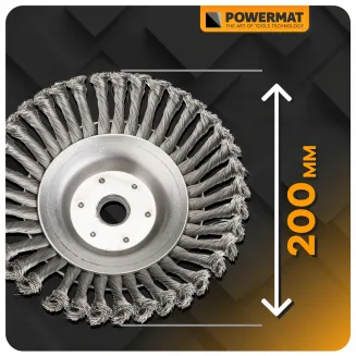 SZCZOTKA DRUCIANA TWARDA DO KOSY DRUCIAK DO CZYSZCZENIA KOSTKI CHWASTY 20CMTSZ-T - 4