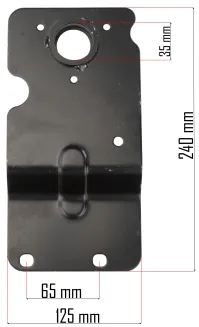 OBSADA WAŁKA LEWA DO AERATORA PM-AWS-65-OWL - 2