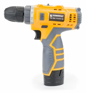 Wkrętarka / Wiertarka Akumulatorowa 2 x akumulator Li-Ion 1,5Ah / 14.4V - 32Nm + zestaw w walizce PM-WA-14.4V2-SU