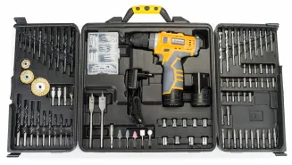 Wkrętarka / Wiertarka Akumulatorowa 2 x akumulator Li-Ion 1,5Ah / 14.4V - 32Nm + zestaw w walizce PM-WA-14.4V2-SU - 10