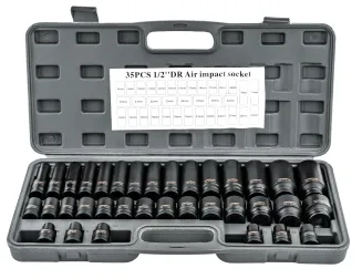 NASADKI UDAROWE HEX 1/2 CR-V 35SZT 38MM 78MM DO KLUCZA UDAR WALIZKA ZESTAW PM-ZNU-832T - 2