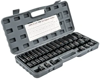 NASADKI UDAROWE HEX 1/2 CR-V 35SZT 38MM 78MM DO KLUCZA UDAR WALIZKA ZESTAW PM-ZNU-832T - 3