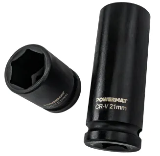 NASADKI UDAROWE HEX 1/2 CR-V 35SZT 38MM 78MM DO KLUCZA UDAR WALIZKA ZESTAW PM-ZNU-832T - 9