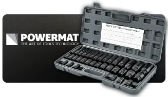 NASADKI UDAROWE HEX 1/2 CR-V 35SZT 38MM 78MM DO KLUCZA UDAR WALIZKA ZESTAW PM-ZNU-832T - 11